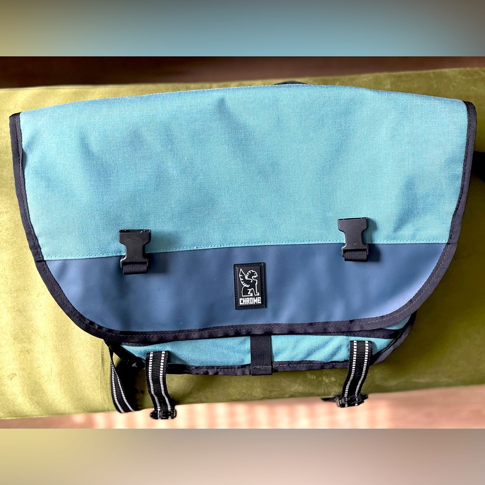 MINI METRO MESSENGER BAG - Blue/Turquoise